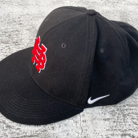 Nike Hat Black Dri fit 643 Sport Baseball Cap Hat Size L/XL - Picture 2 of 9